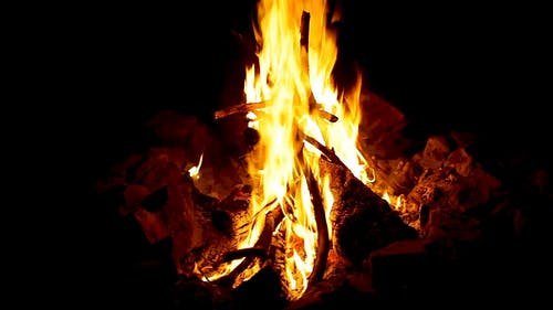 有关升火的木柴, 大火, 户外的免费素材视频