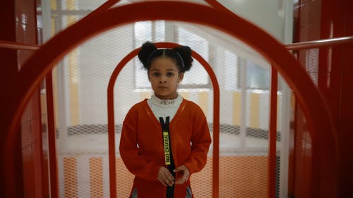 有关儿童, 女孩, 室内的免费素材视频