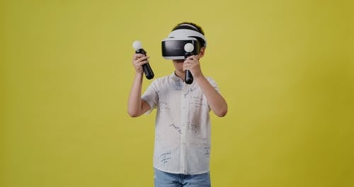有关VR, vr眼镜, 儿童的免费素材视频