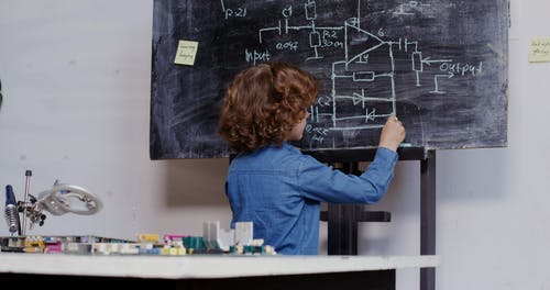 有关儿童, 天才, 写作的免费素材视频