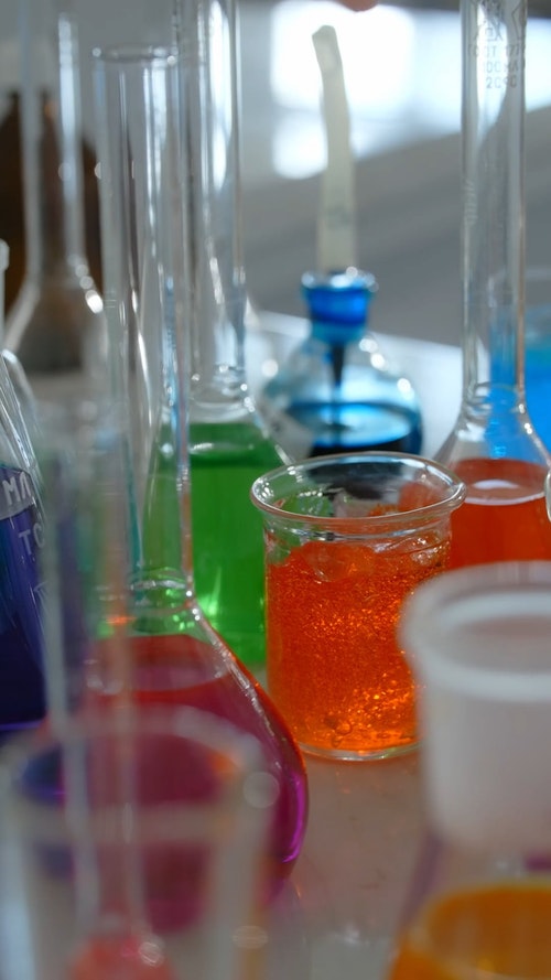 有关化学,垂直视频,实验室设备的免费素材视频