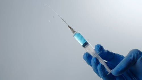 有关乳胶手套, 握住, 注射的免费素材视频