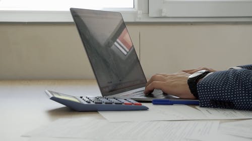 有关工作的, 手, 打字的免费素材视频