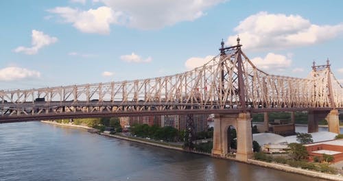 有关吊桥, 城市, 建筑的免费素材视频