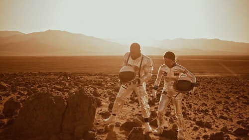 有关太空人,概念的,火星的免费素材视频