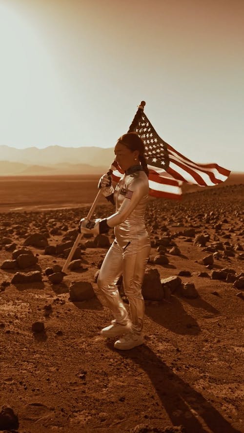 有关垂直视频, 多風, 太空人的免费素材视频