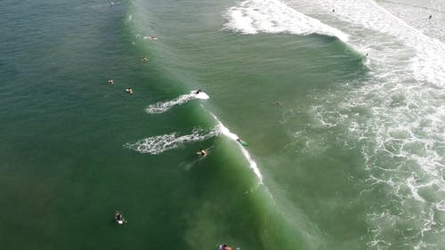 有关招手, 海水泡沫, 海滩的免费素材视频