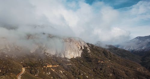 有关天性, 山, 有雾的免费素材视频