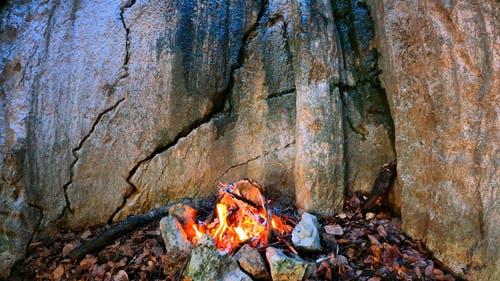 有关大火, 岩石, 户外的免费素材视频