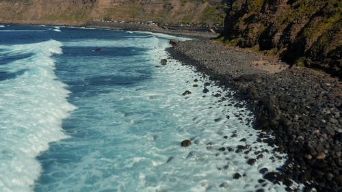 有关岩石, 岩石海岸, 岸边的免费素材视频