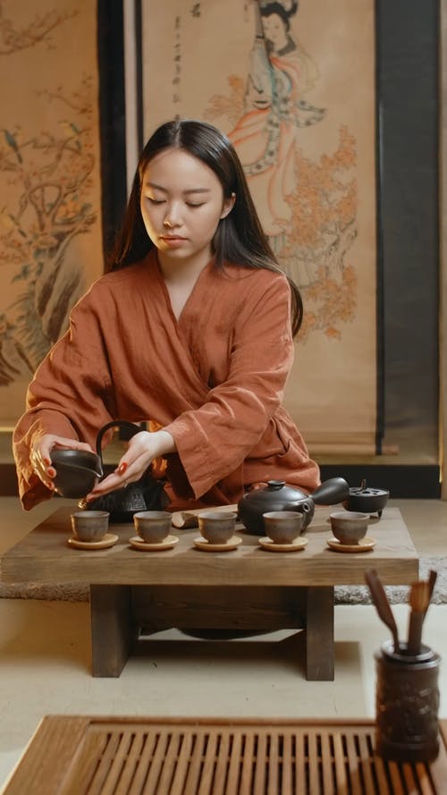 有关传统, 倾注, 和服的免费素材视频