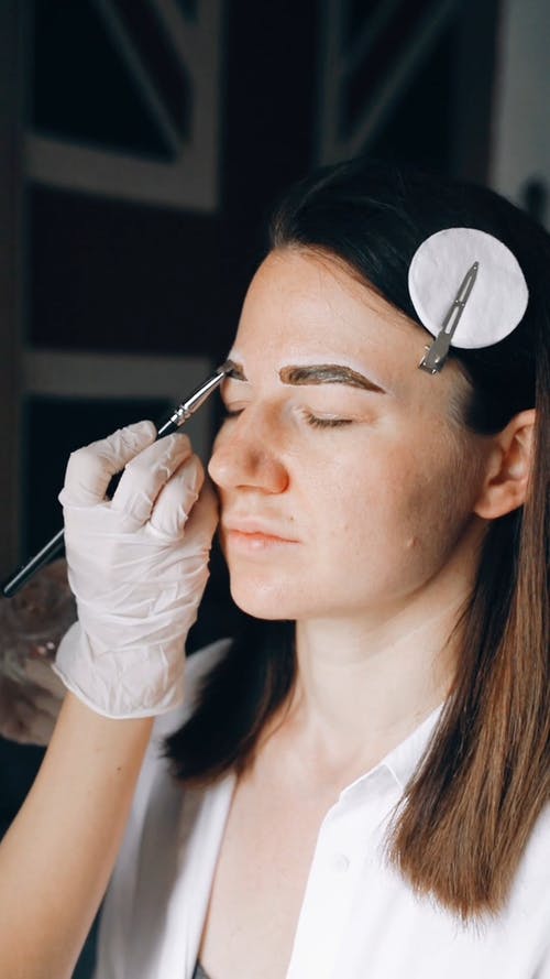 有关化妆刷, 化妆, 垂直视频的免费素材视频