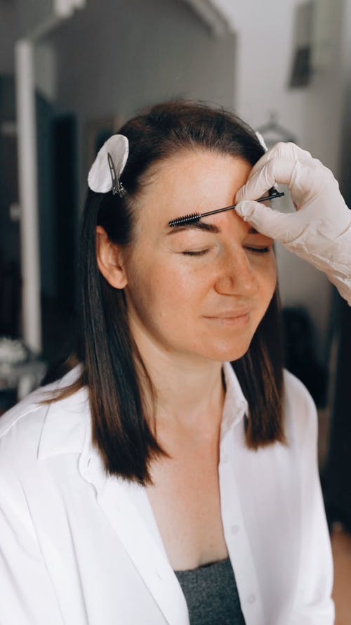 有关化妆, 垂直视频, 女人的免费素材视频