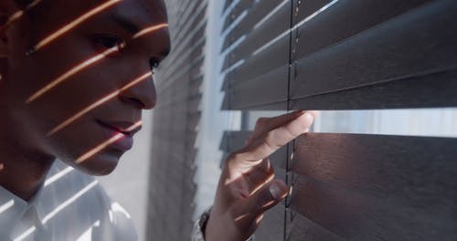 有关人, 偷看, 百叶窗的免费素材视频