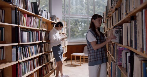 有关图书, 图书馆, 大学校区的免费素材视频