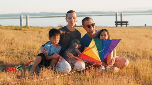 有关坐, 家人, 宠物的免费素材视频