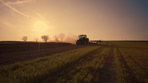 有关农业领域,拖拉机,收获的免费素材视频