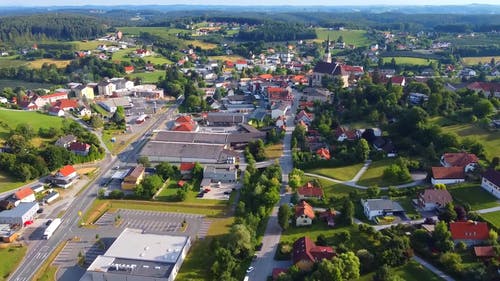 有关城镇, 居住区, 屋顶的免费素材视频