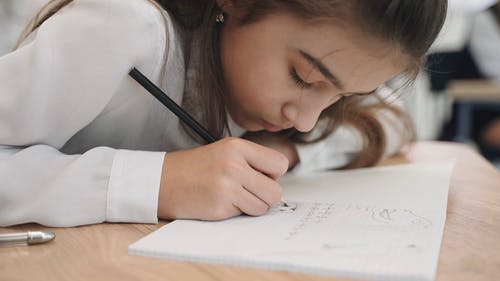 有关女孩, 学生, 写作的免费素材视频
