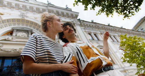 有关一对, 人, 低角度拍摄的免费素材视频