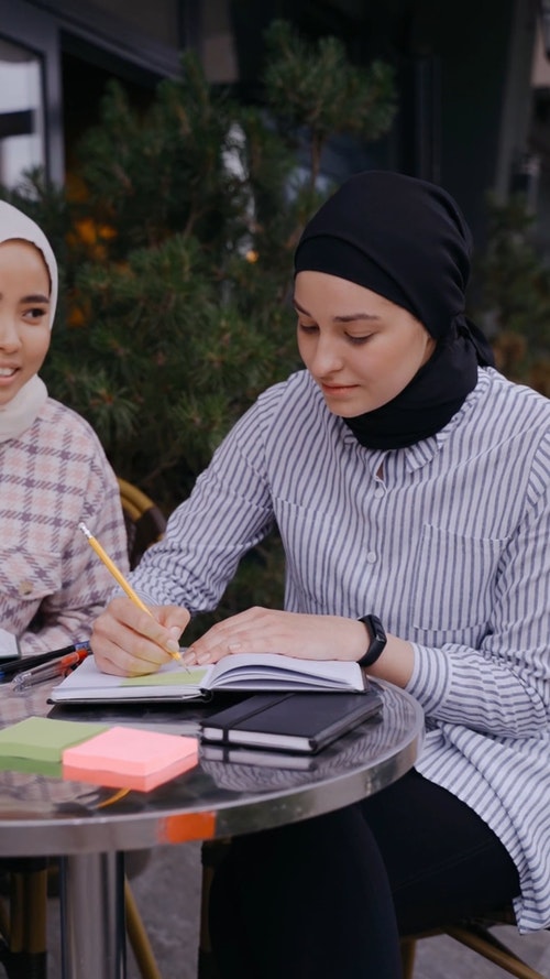 有关伊斯兰教,坐,垂直视频的免费素材视频