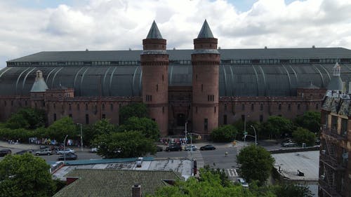 有关军械库, 地标, 空拍图的免费素材视频