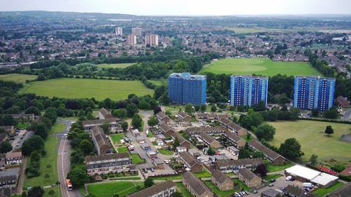 有关居住区, 屋顶, 房子的免费素材视频
