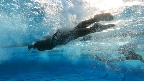 有关健身, 水上运动, 水下的免费素材视频