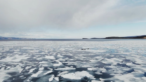 有关俄国,冰,冰冻的湖面的免费素材视频