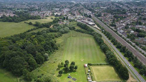 有关树木, 田, 空中镜头的免费素材视频
