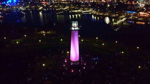 有关晚上,晚间,灯塔的免费素材视频