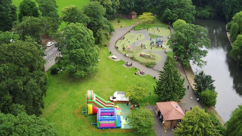 有关休闲, 公园, 空中镜头的免费素材视频