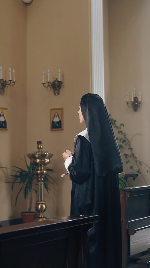 有关信仰,信心,修女服的免费素材视频