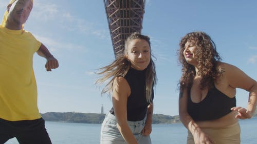 有关低角度拍摄, 嘻哈, 在海边的免费素材视频