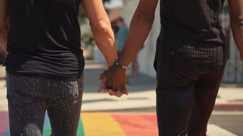 有关一对, 後视图, 步行的免费素材视频