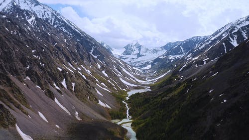 有关下雪的, 天性, 山的免费素材视频