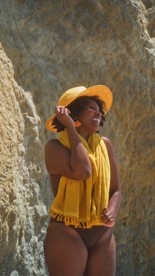 有关围巾, 垂直视频, 夏天的免费素材视频