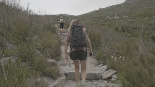 有关冒险, 女性, 山的免费素材视频