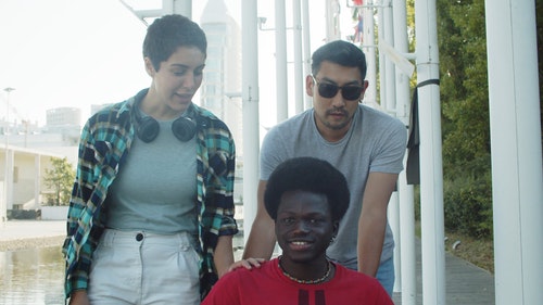 有关人,友谊,城市的免费素材视频