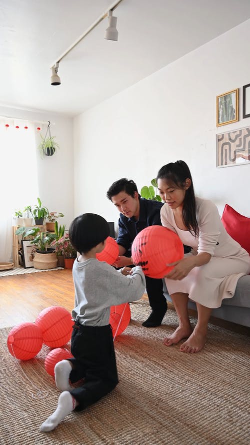 有关亚洲家庭, 人, 儿童的免费素材视频