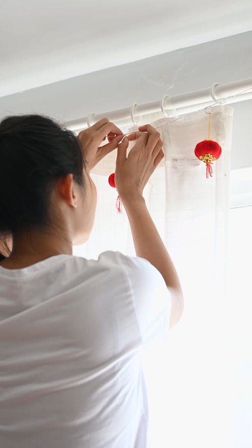 有关中国新年, 在家, 垂直视频的免费素材视频