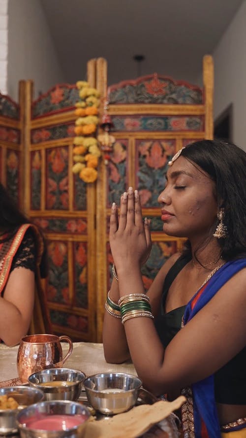 有关假日, 双手合十, 在家的免费素材视频