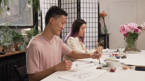 有关人, 涂料, 女人的免费素材视频