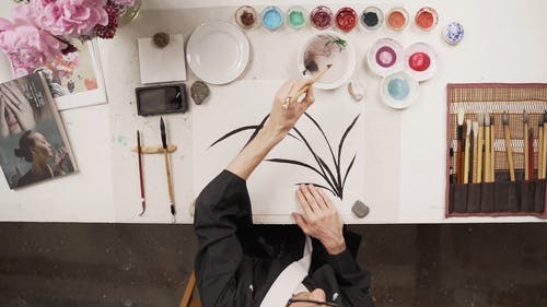 有关创造力, 手, 画家的免费素材视频