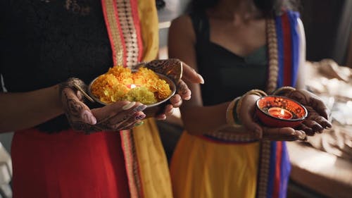 有关假日, 手, 排灯节的免费素材视频