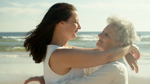 有关一起, 中年妇女, 地平线的免费素材视频