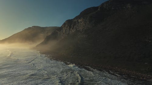 有关天性, 山, 岸边的免费素材视频