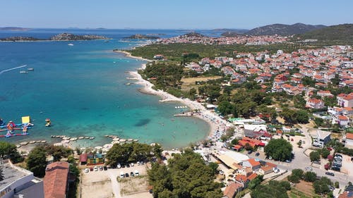 有关vodice, 倾斜射击, 克罗地亚的免费素材视频