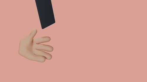 有关三维, 动画, 手的免费素材视频