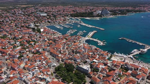 有关vodice, 克罗地亚, 城镇的免费素材视频